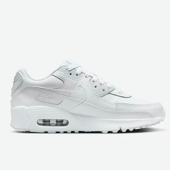 Nike WMNS Air Max 90 White Sneakers
White/Metallic Silver/White HF6358-102 - Picture 6 of 16